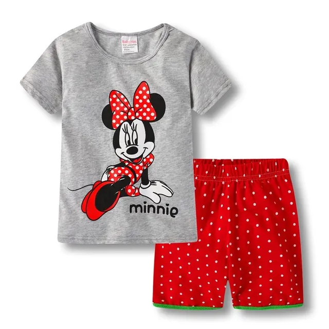 Pijama de vară pentru copii Mickey & Minnie