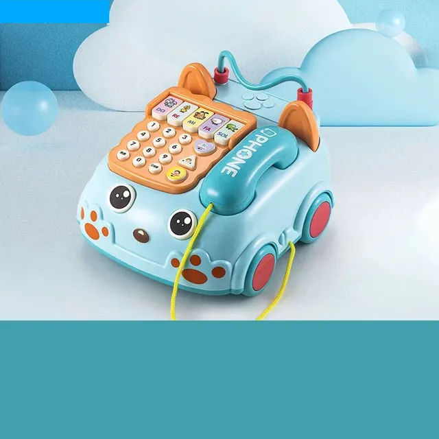 Children's toy Montessori music piano mobile phone for children