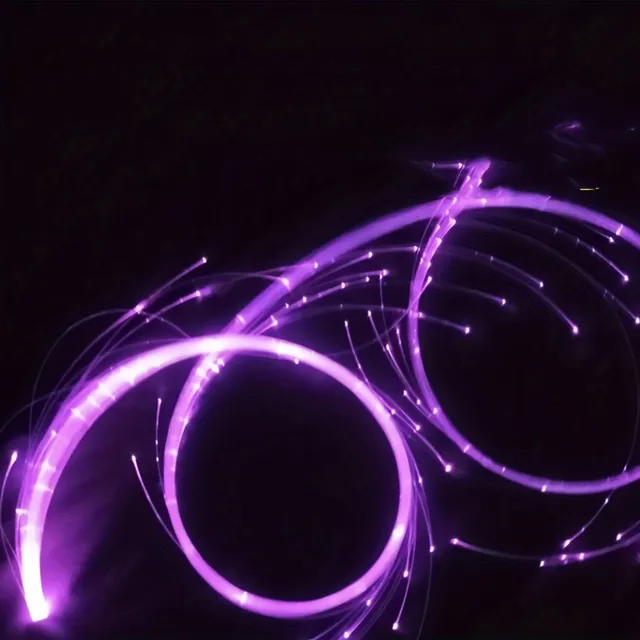 LED Dance Whips - Fiber Charging Belt, RGB Light for Dance Colors