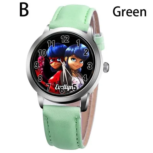 Dievčenské náramkové hodinky | Ladybug b-green