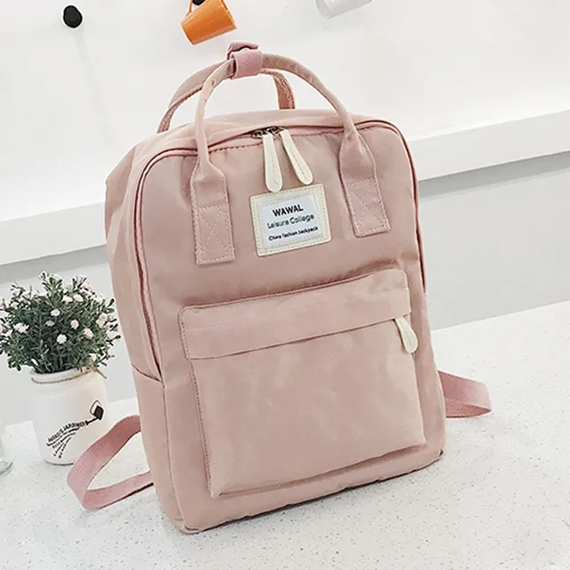 Square trendy backpack