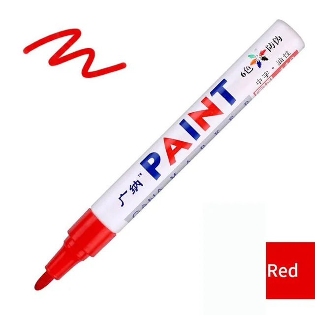 Paint Cleaner Car Wheel Cleaner Tyre Oil Paint Pen Car Rubber Tyre Polisher Metal Polishing Permanent Markers Graffiti Touch Scratch Wet Wax