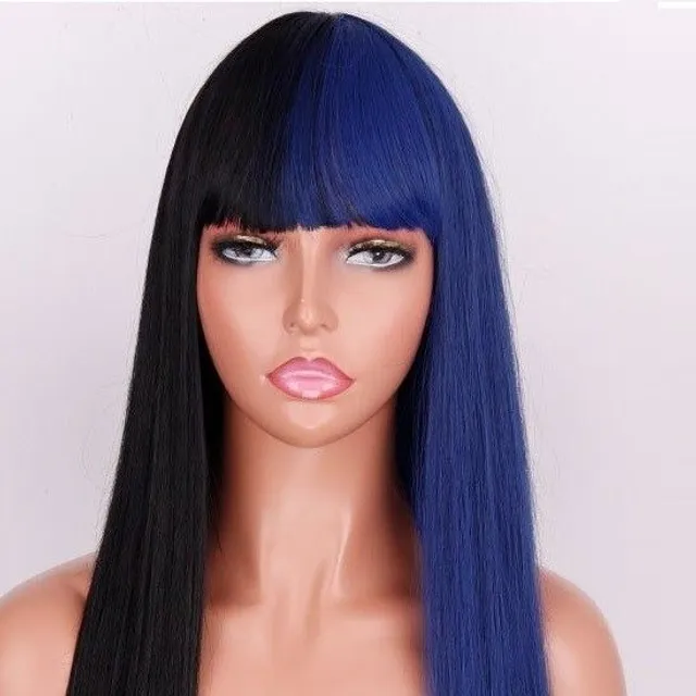 Two-color wig