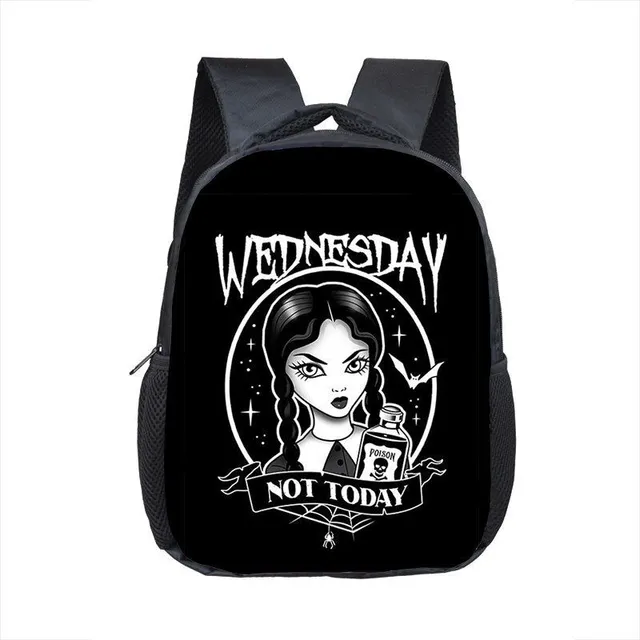 School Backpack Wednesday 12inchwednesday08gh 30cm24cm10cm