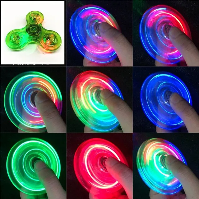 Handheld LED fidget spinner