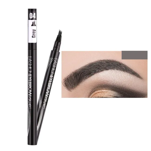 Waterproof liquid eyebrow pencil - comb