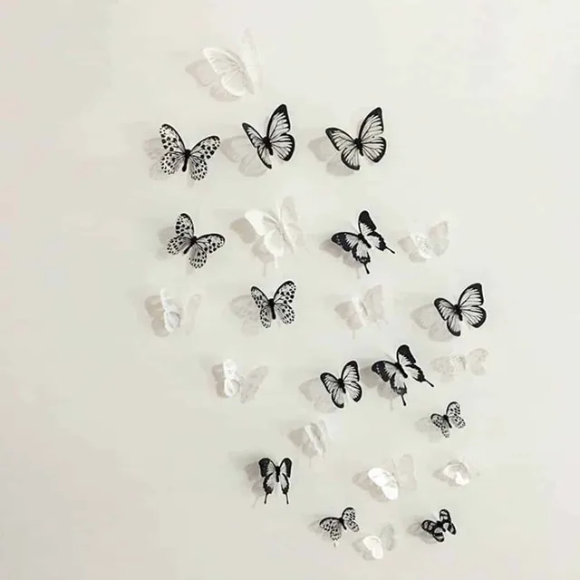 Nálepka na stenu | Motýle 3D