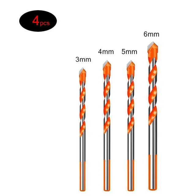 3-12 mm High quality professional multifunctional drill sets for drilling ceramic tiles, concrete, walls, metal and wood.