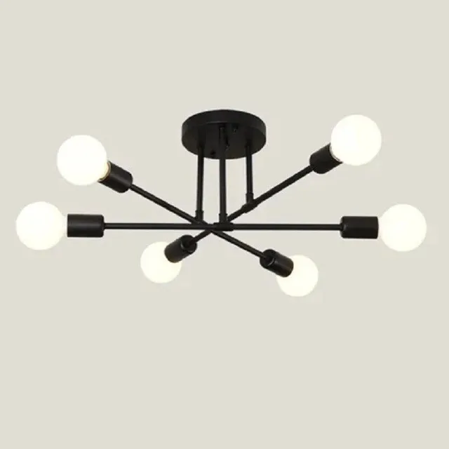 Minimalist ceiling lamp Metal chandelier in Nordic style Hinged LED lighting Modern chandelier for bulbs E27 70 x 20 cm