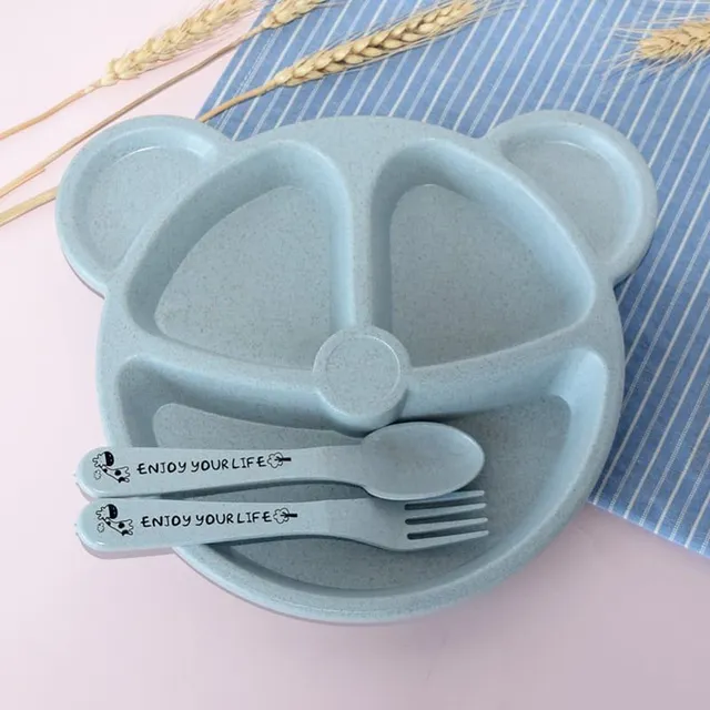 Baby food bowl with cutlery