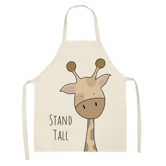 Kitchen apron with cute motif