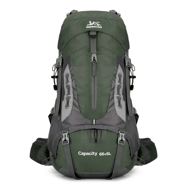 Camping backpack 70L, men's travel and outdoor bag with a large capacity for hiking and climbing