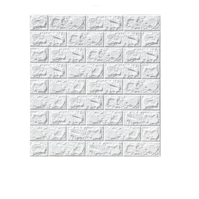 40pcs 3D vinyl self-adhesive wallpaper with imitation of household bricks