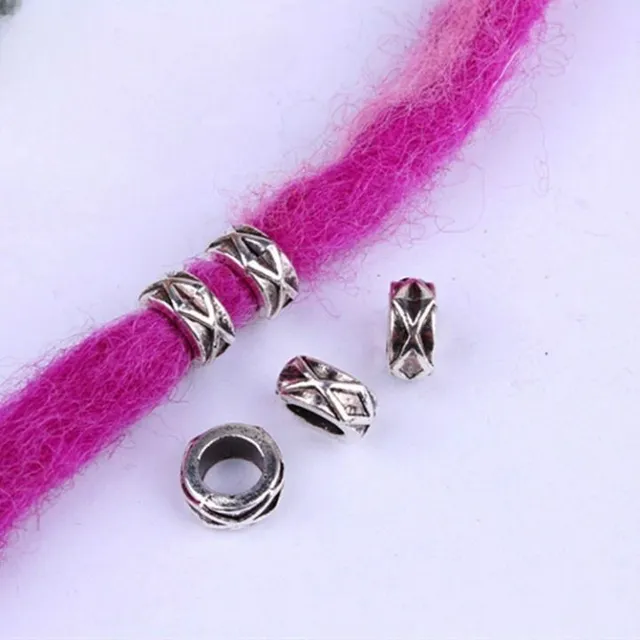 Metal hair rings