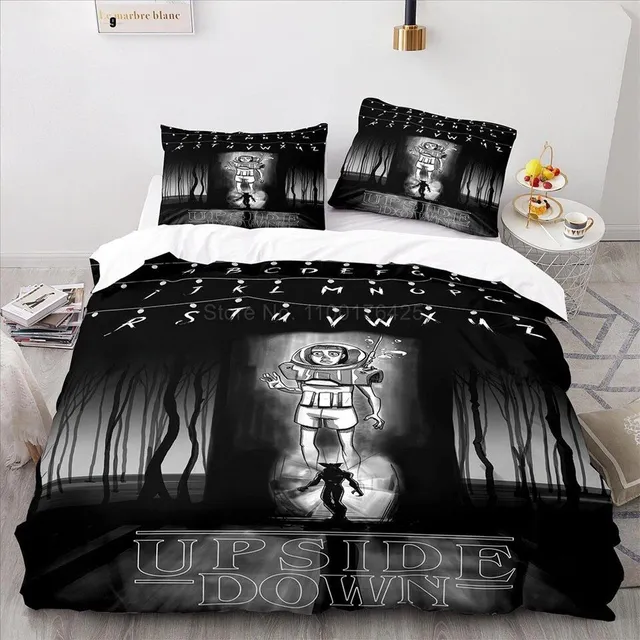 Stylish bed linen with Stranger Things Kelly print