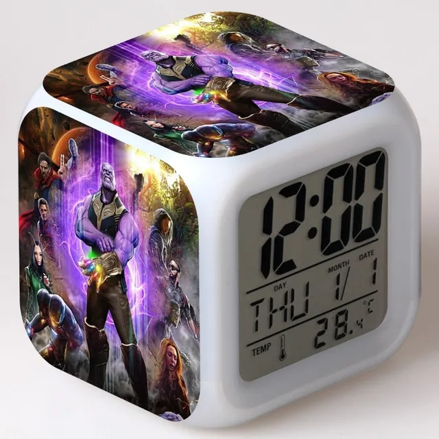 Alarm clock with theme Avengers 11