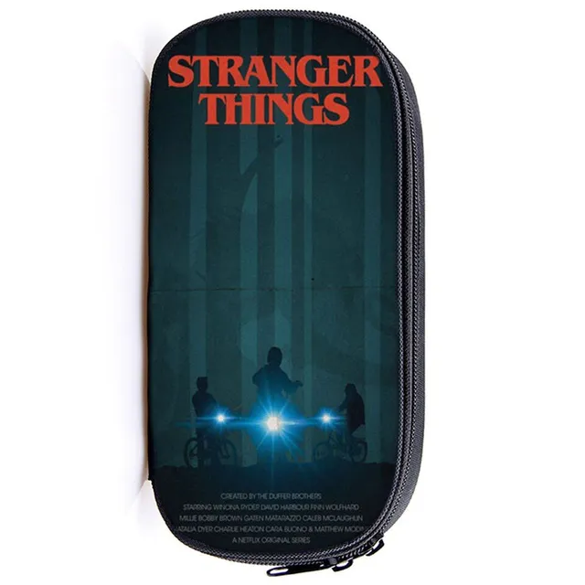 Stranger Things pencil case for school and office supplies