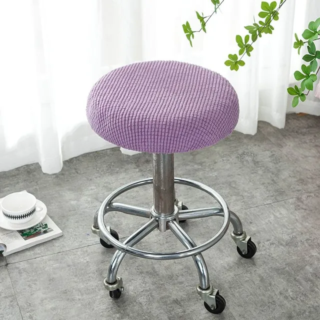 Modern covers on a round chair