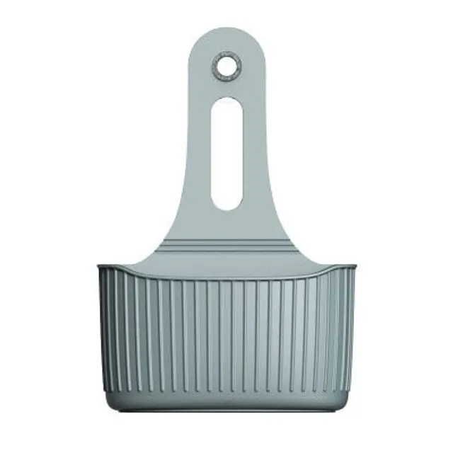 Handy adjustable holder/dripper for sponges and wire in pastel colours b-gray