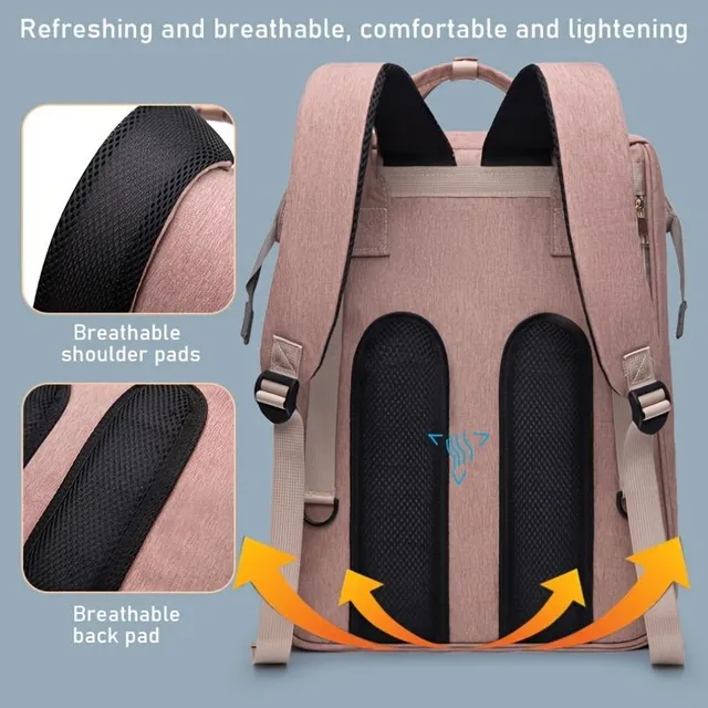 Multifunkčná taška pre mamičky s komárom/organizátorom na meniacich sa vrecúškach/mamininom tehotnom batohu