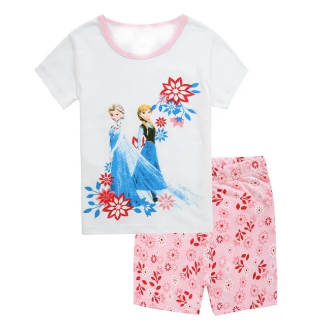 Letnie Pajama Frozen dla dzieci