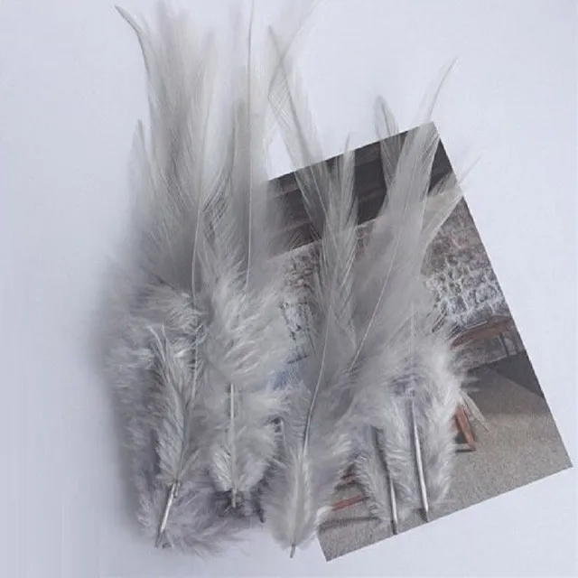 Decorative cock feathers 10-15 cm 50 pcs