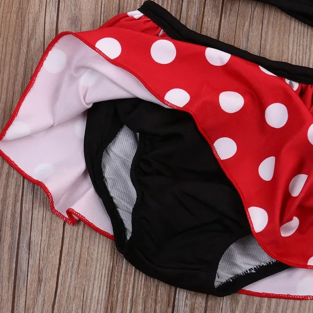 Costum de baie două piese Minnie pentru copii