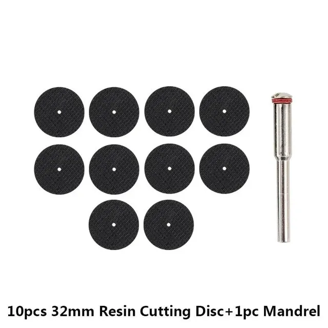 CMCP 54pcs 32mm Grinding Wheel with Spikes Grinding Wheels for Dremel Accessories Metal Cutting Rotary Tool Saw Wheel