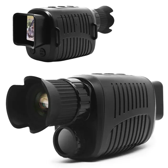 Night vision R7: Monocular with infrared light, 5x digital zoom, photo, 300m range - for hunting and observation