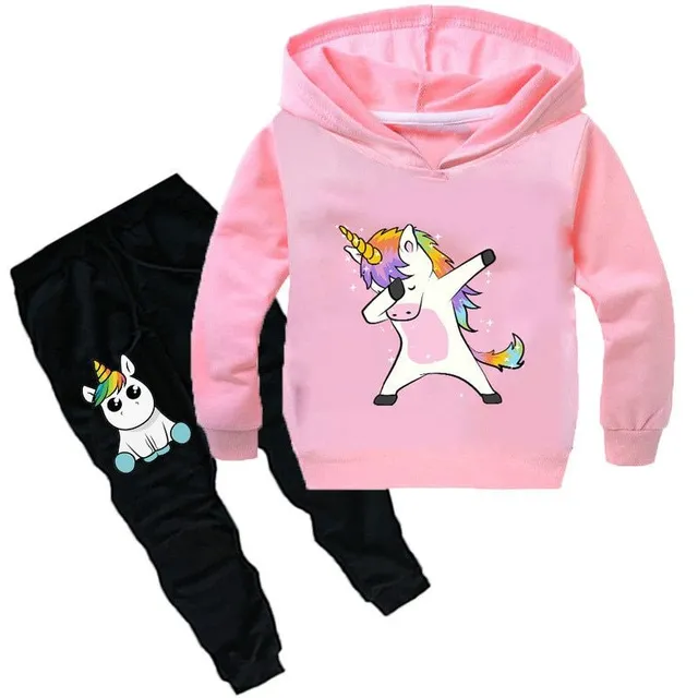 Children's tracksuit with dancing unicorn