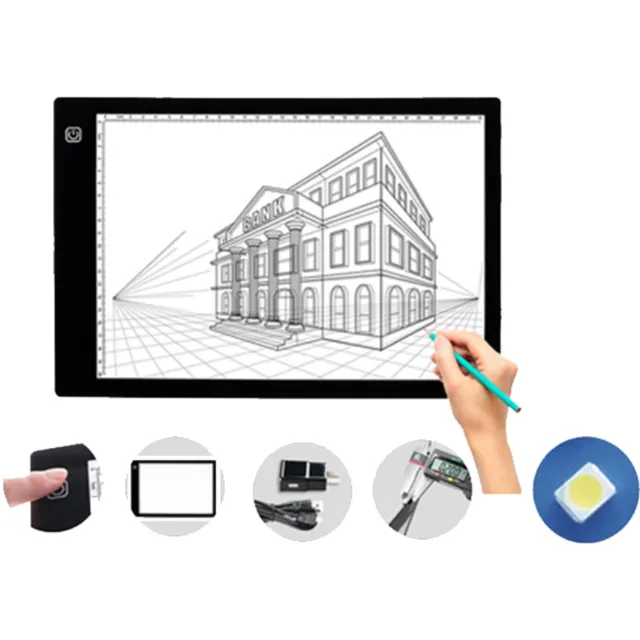 LED Light Box Drawing i rysunek graficzny tablet