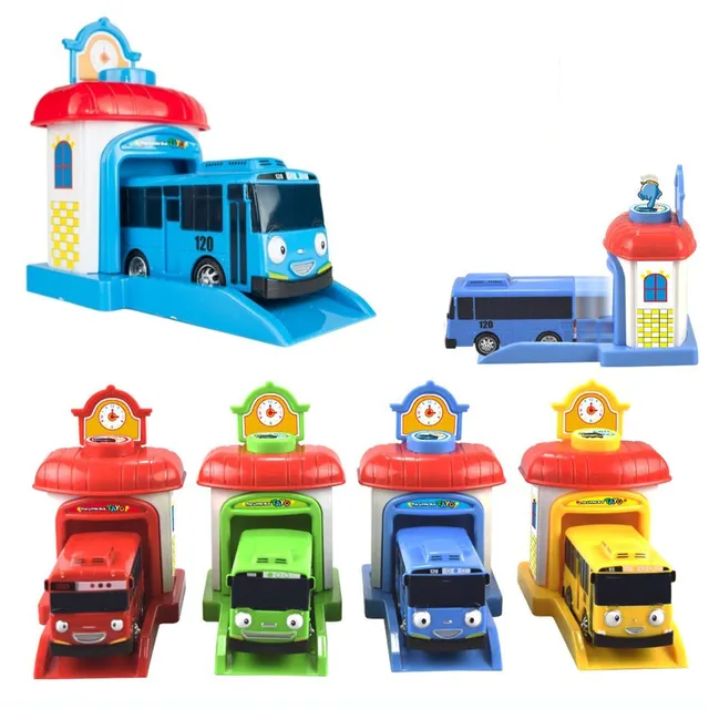 Fun set 4 pcs mini firing buses