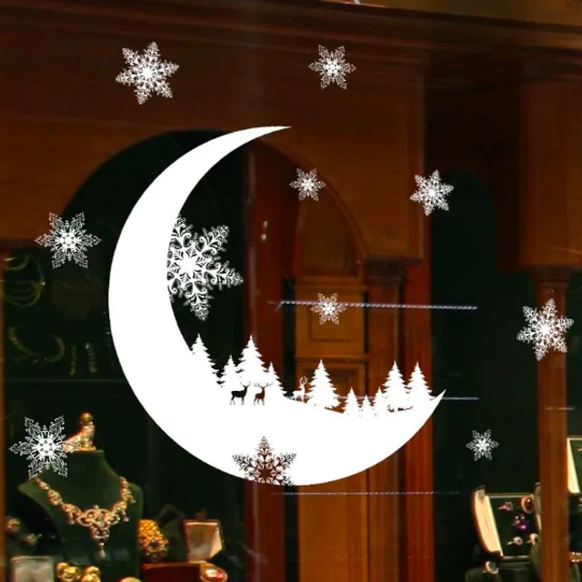 Christmas window stickers