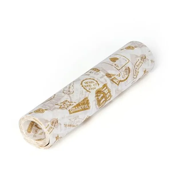 Decorative papers for food packaging