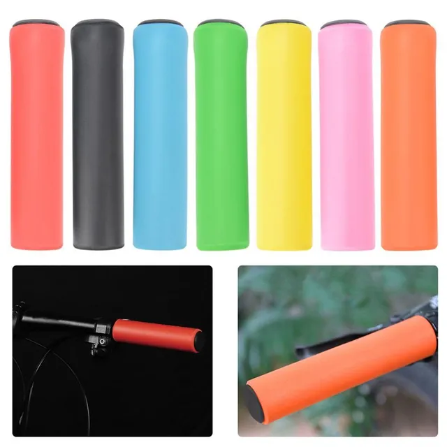 1 pair of silicone bicycle grips