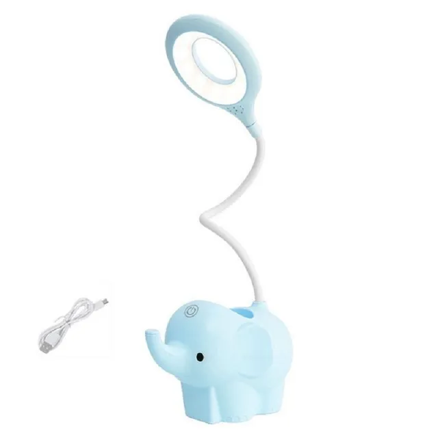 Multipurpose cute baby table lamp in the shape of a elephant