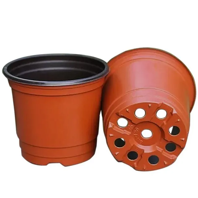 Plastic garden pots for plant transfer