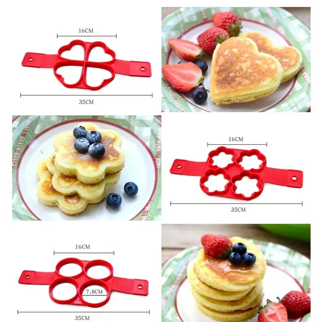 Silicone non-stick pancake mould