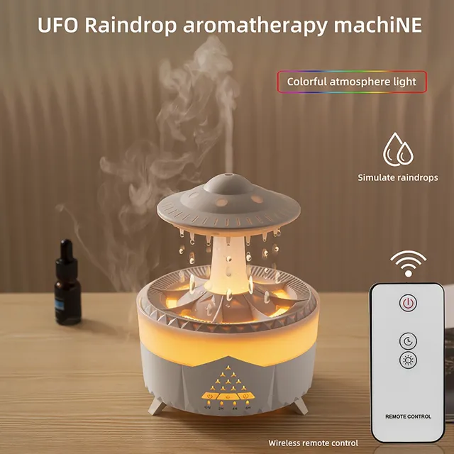 Intelligent air humidifier with aromatherapy and large tank