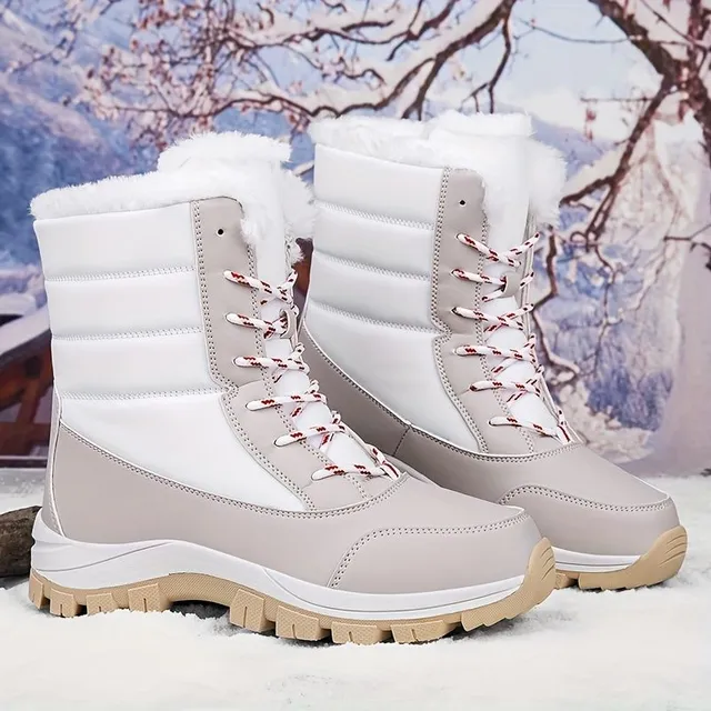 Thermal Boots Do Snow With Fleece lining, Waterproof Waterproof Outdoor Boots Do Tickle Resistant Against Worth