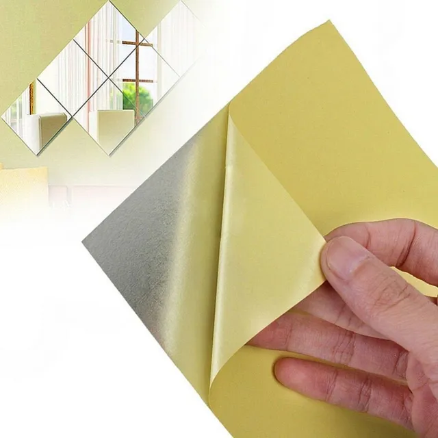 Adhesive mirror film