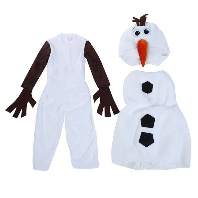 Kids cute funny costume Olaf from the Ice Kingdom