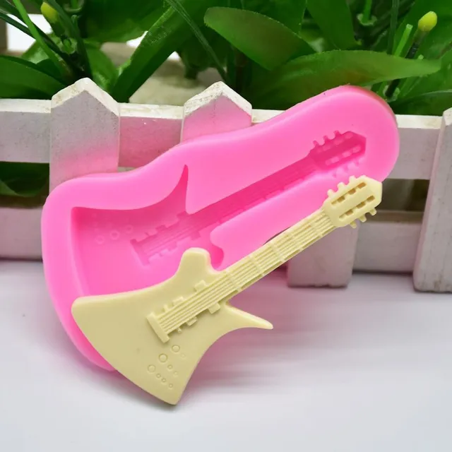 Silicone mould electric guitar