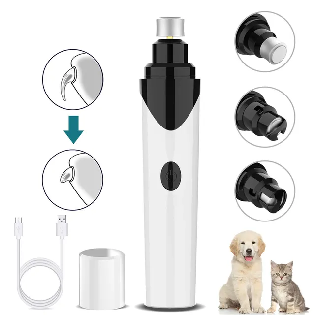 Painless electric claw sander for dogs and cats