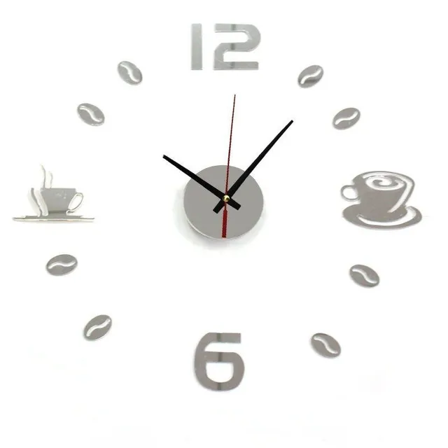 Coffee Time Sticker Clock