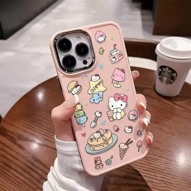 Ochranné puzdro na telefón s Hello Kitty v Y2K dizajne - roztomilé silikónové puzdro