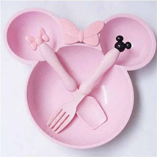 Set de veselie Mickey Mouse pentru copii