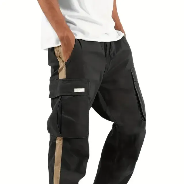 Men's Stylish Cargo Joggers with Capsules - Breathable