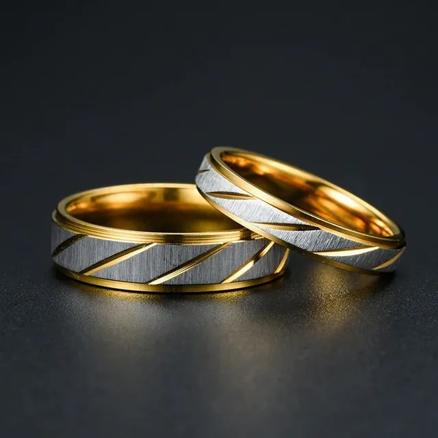 Wedding rings for couples - 2 colours