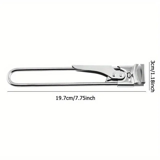 Practical opener for stainless steel glass - universal